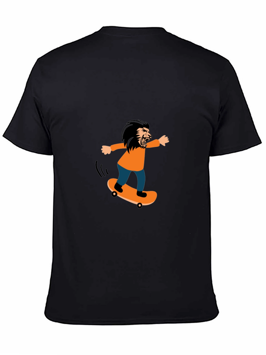 Skateboarding Lion Graphic Tee