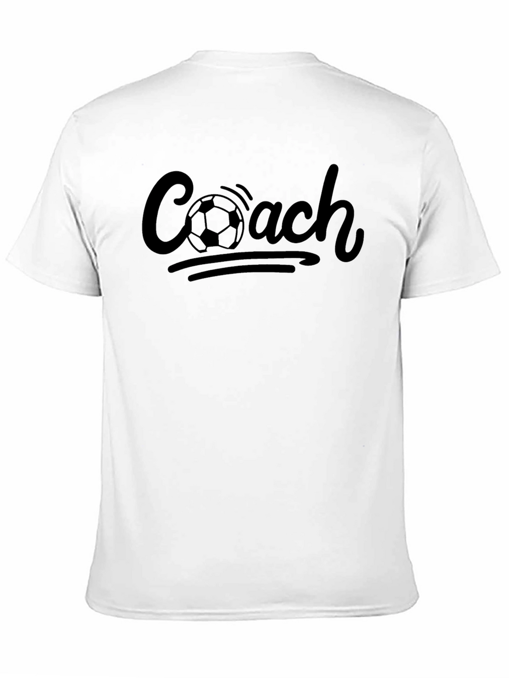 Soccer Coach T-Shirt - Black Graphic Tee