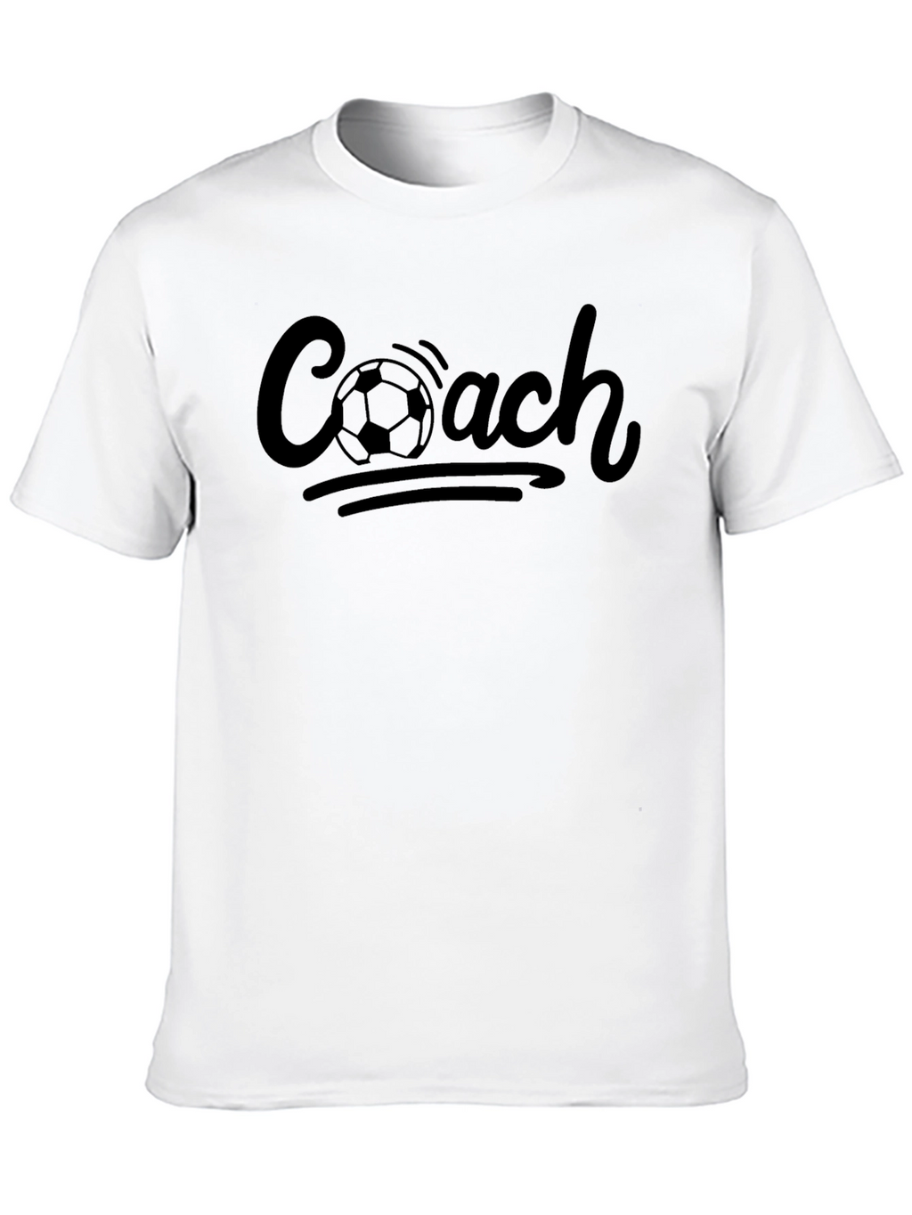 Soccer Coach T-Shirt - Black Graphic Tee