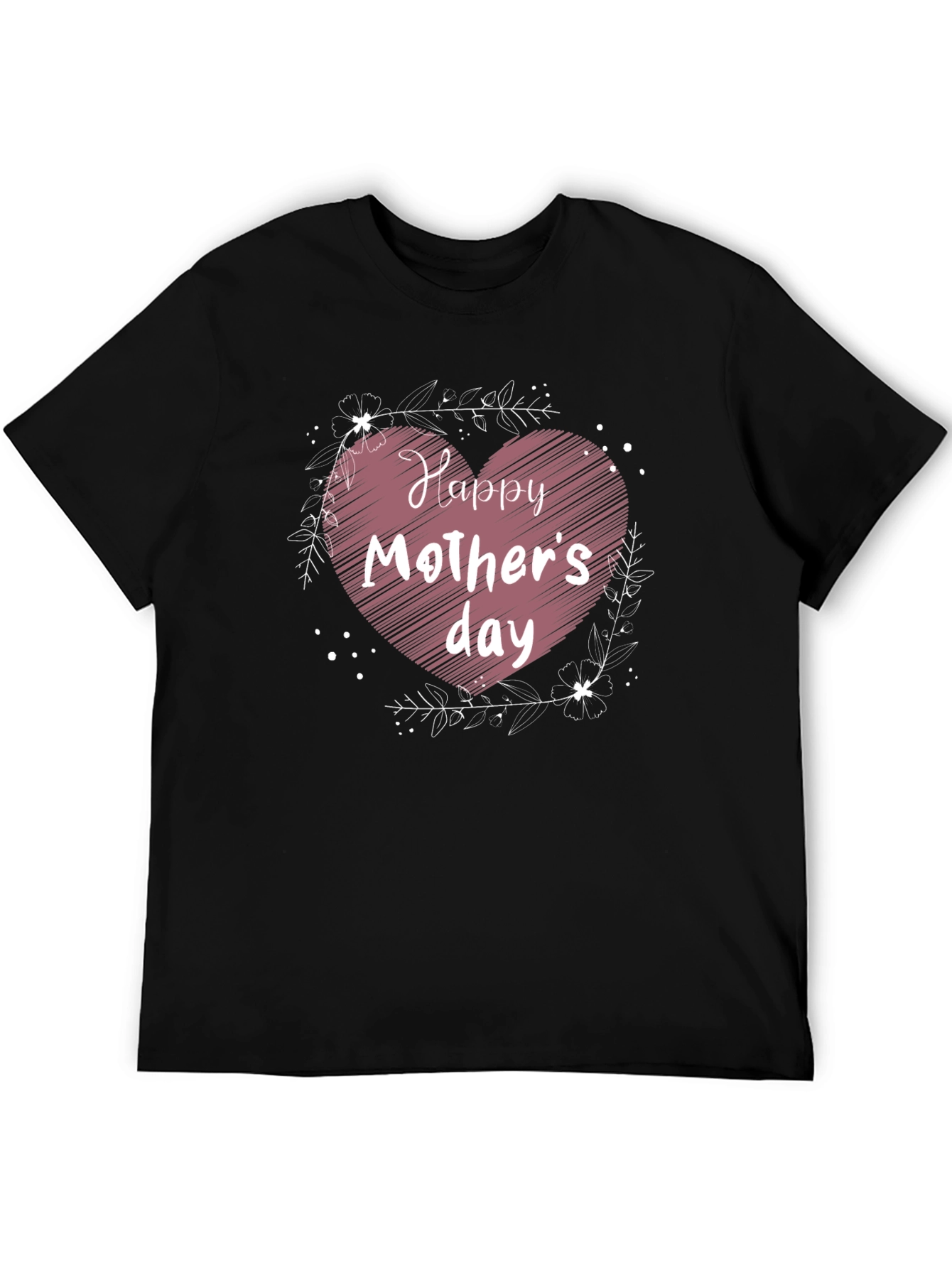 Happy Mothers Day Heart Graphic Tee