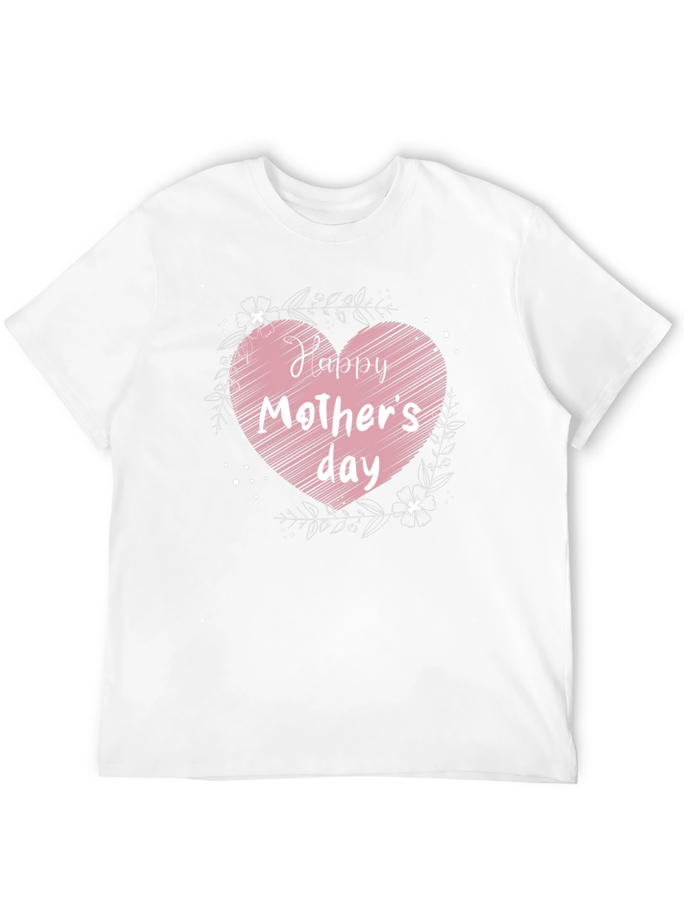 Happy Mothers Day Heart Graphic Tee