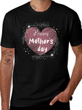 Happy Mothers Day Heart Graphic Tee