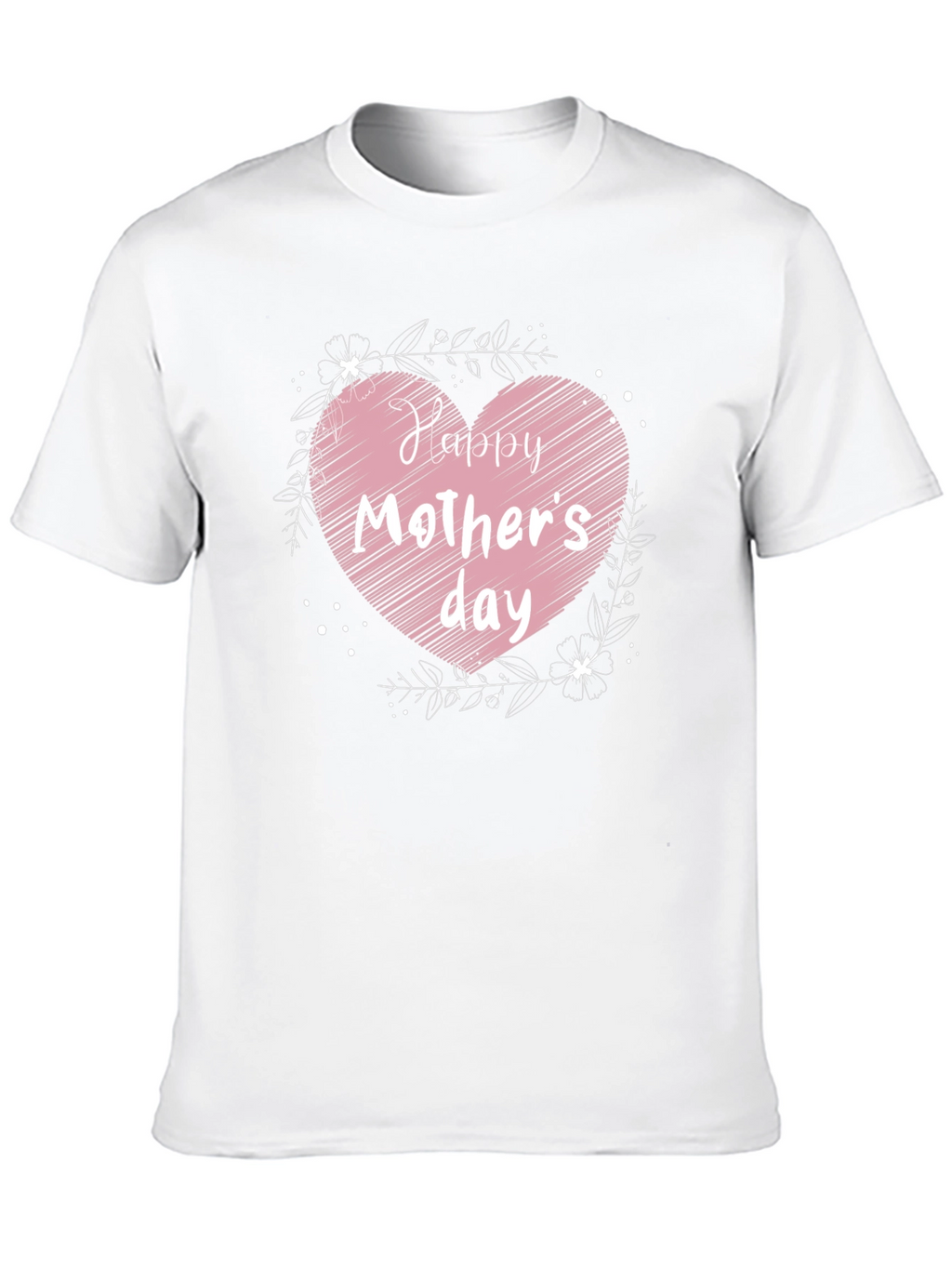 Happy Mothers Day Heart Graphic Tee