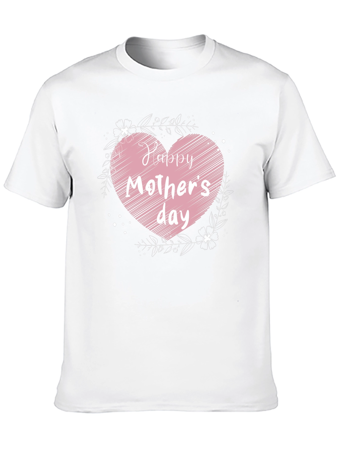 Happy Mothers Day Heart Graphic Tee