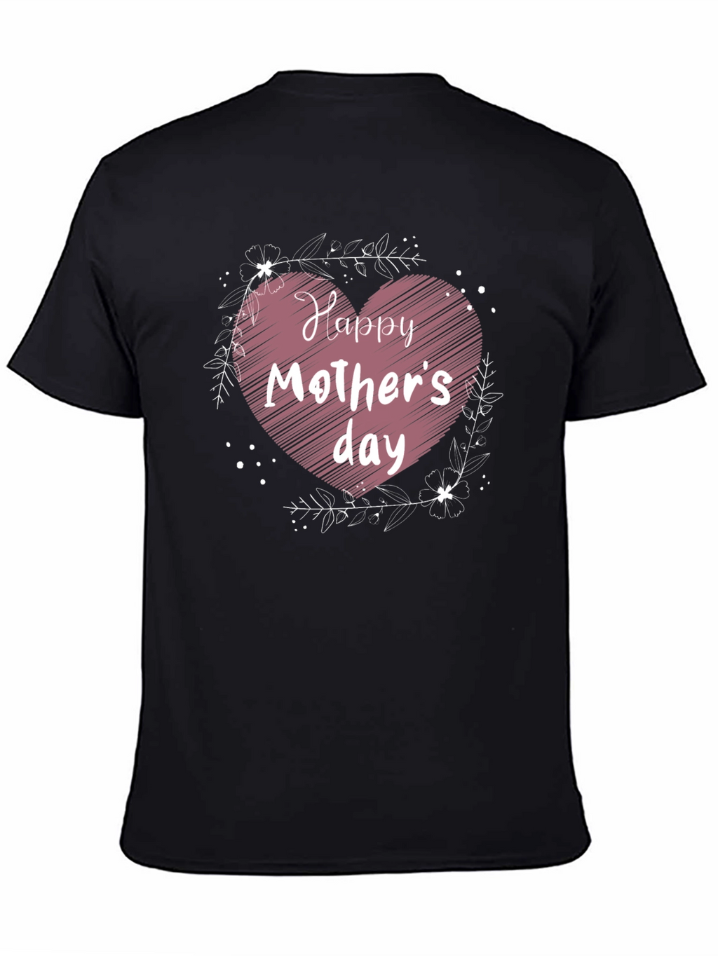 Happy Mothers Day Heart Graphic Tee
