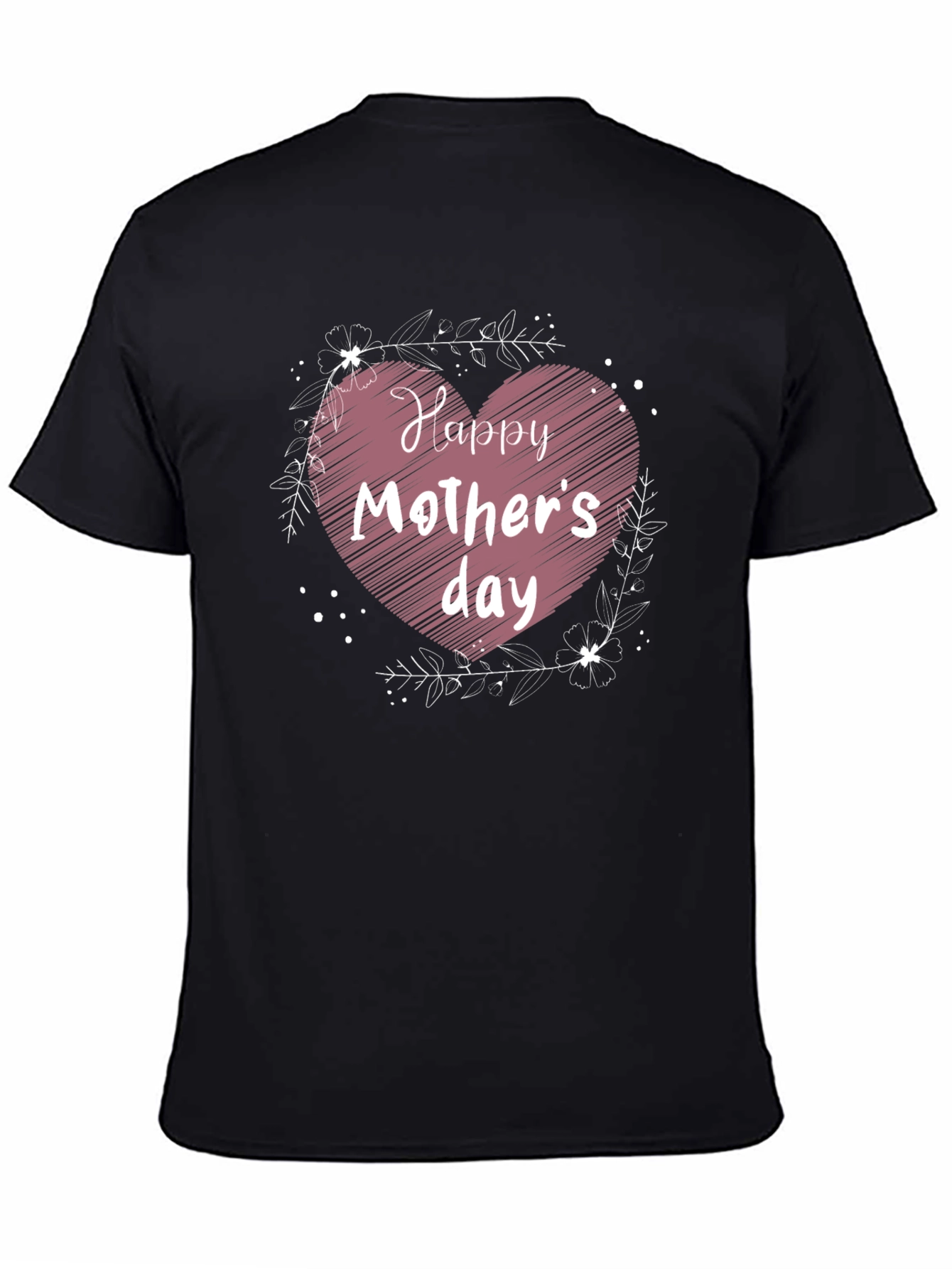 Happy Mothers Day Heart Graphic Tee