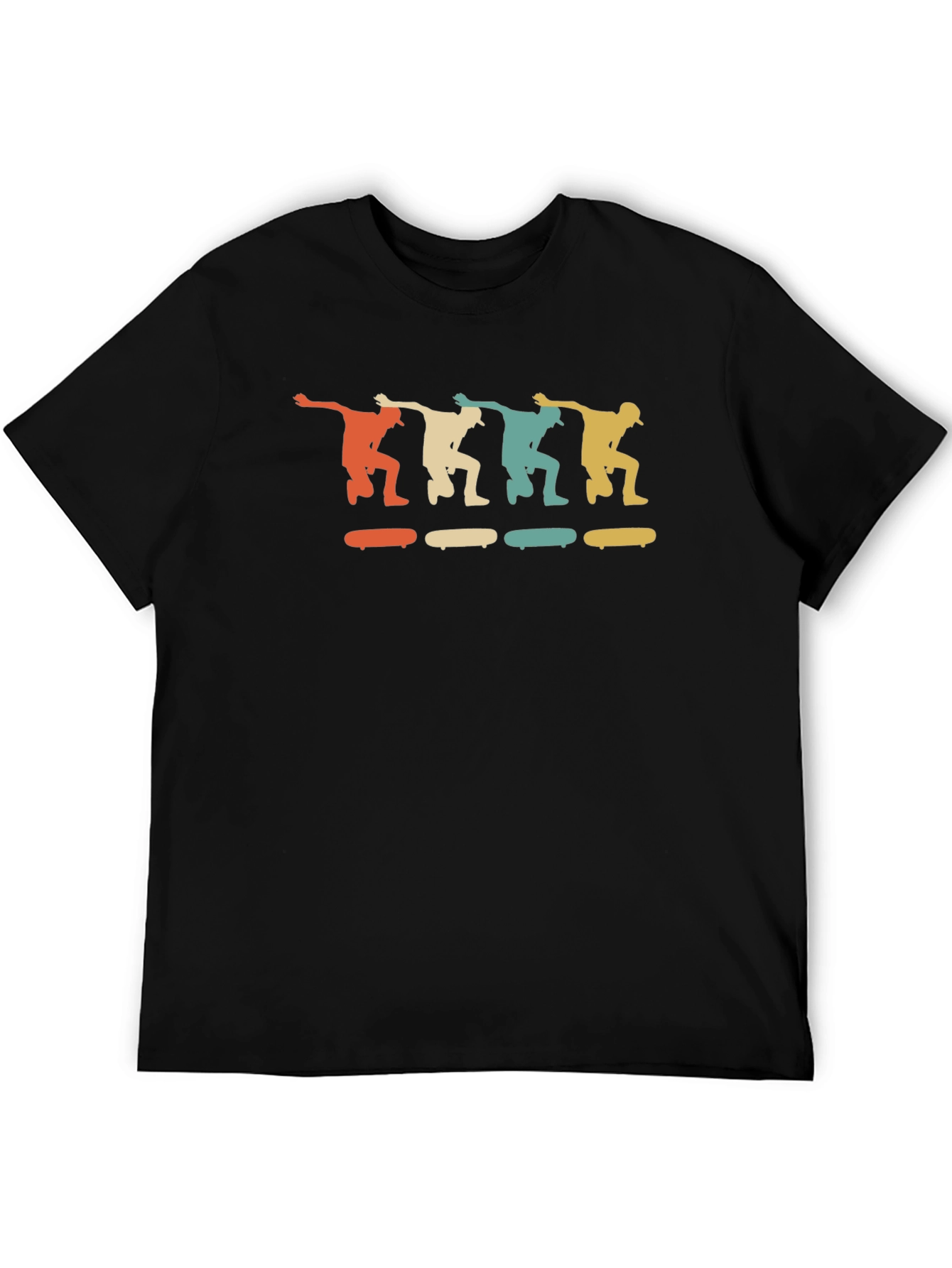 Retro Skateboarder T-Shirt - Vintage Style Skate Tee