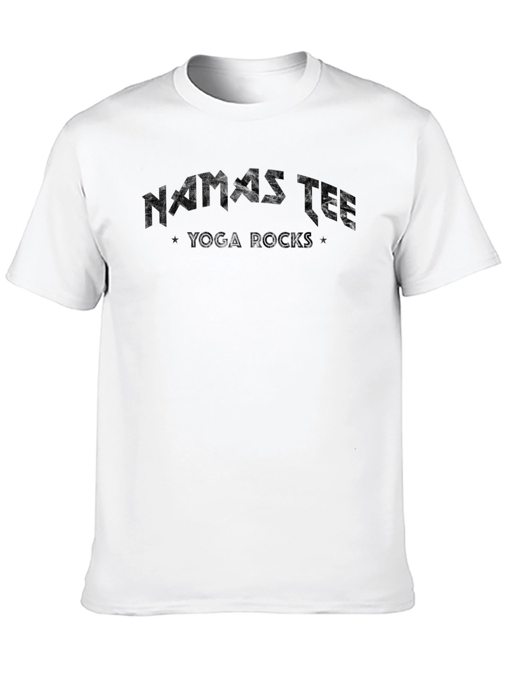 Namaste Yoga Rocks Graphic T-Shirt