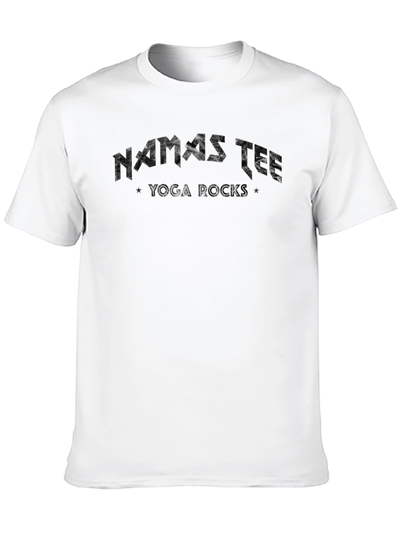 Namaste Yoga Rocks Graphic T-Shirt