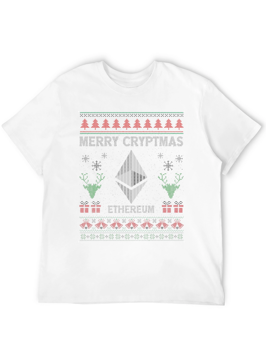 Ethereum Ugly Christmas Sweater T-Shirt