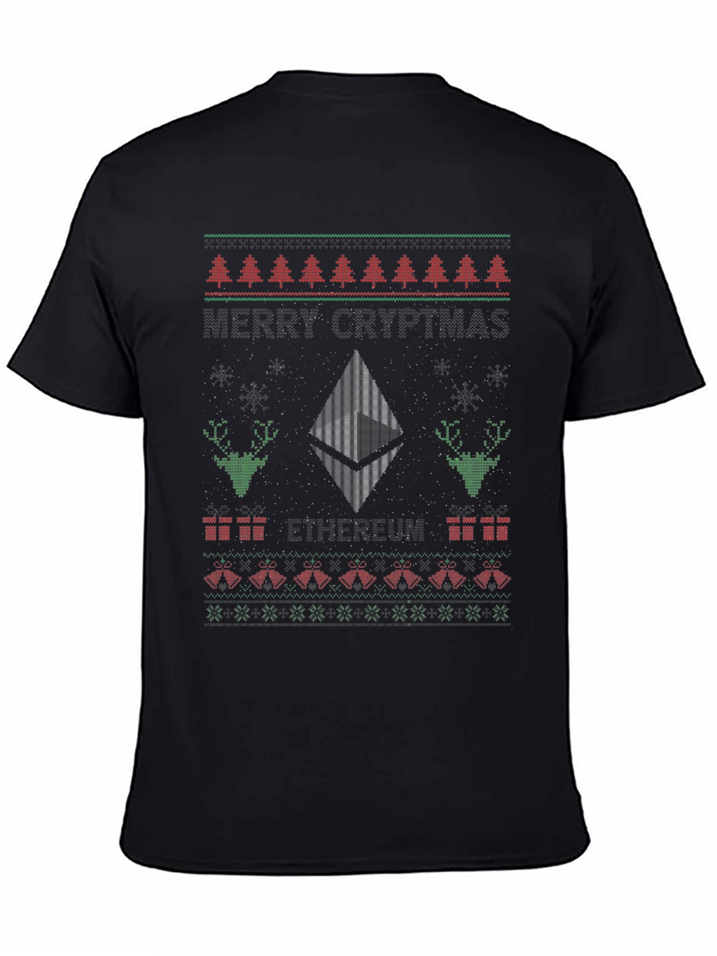 Ethereum Ugly Christmas Sweater T-Shirt