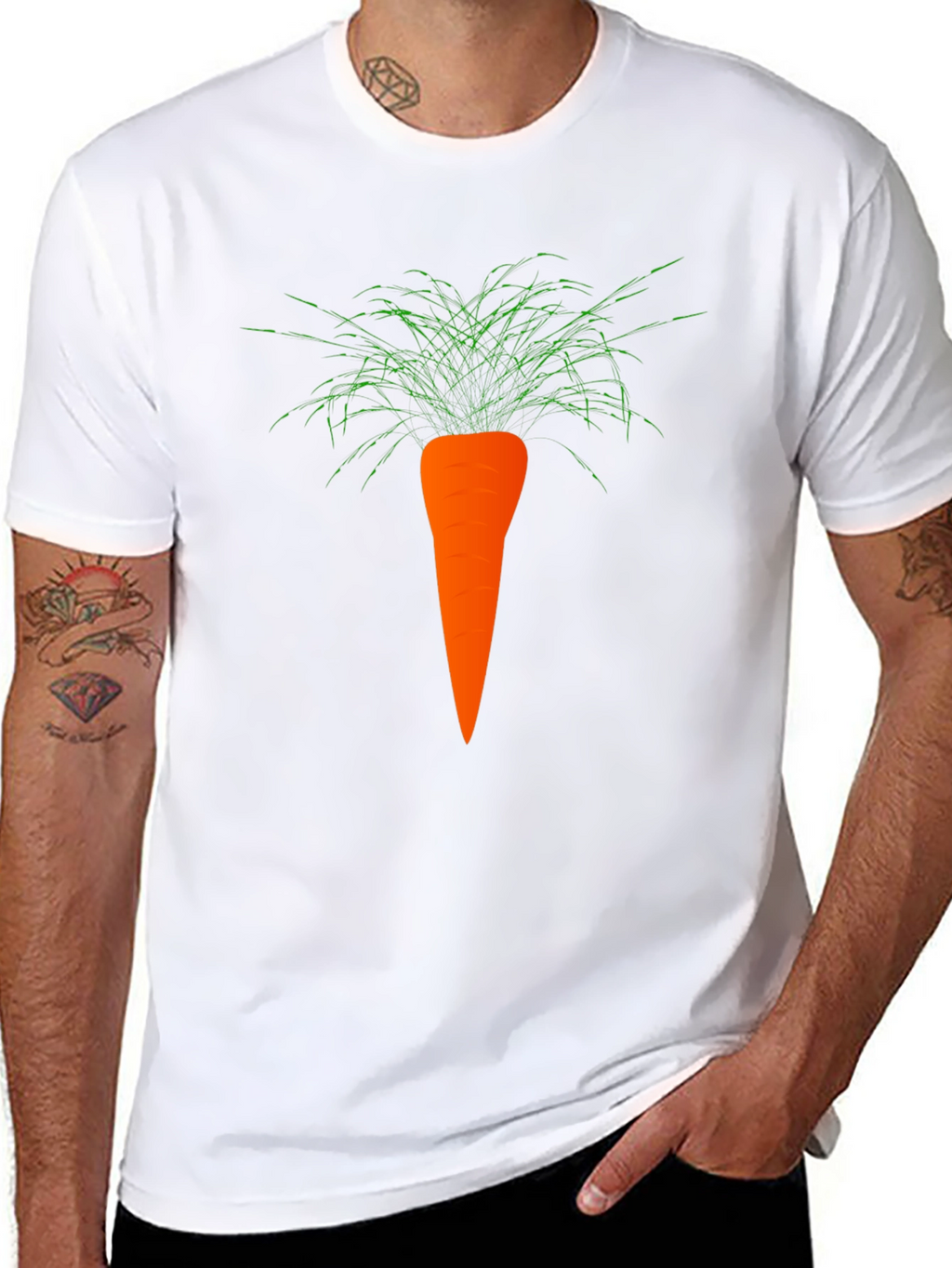 Funny Carrot T-Shirt - Unique Graphic Tee