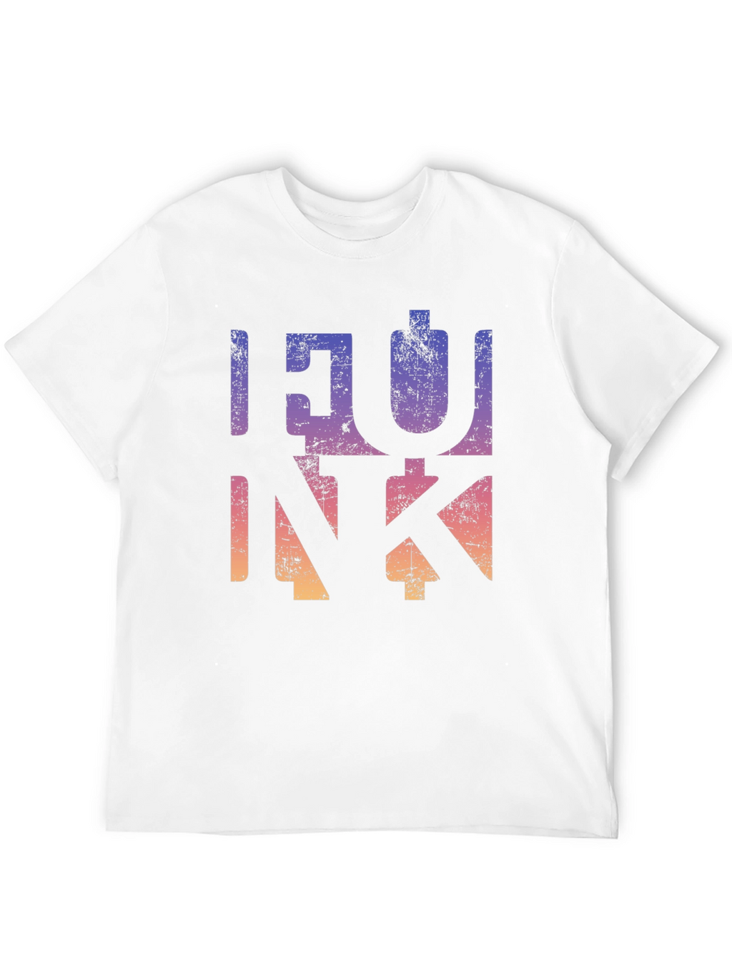 Funky Gradient Graphic T-Shirt