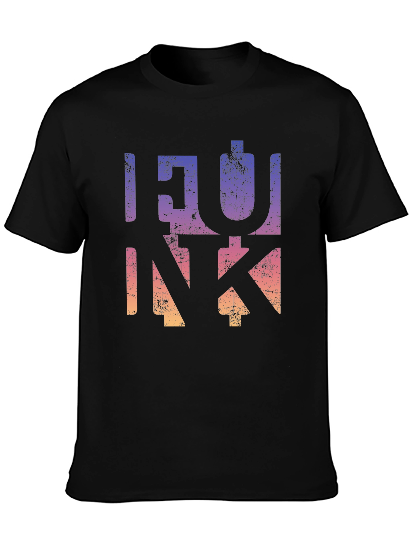 Funky Gradient Graphic T-Shirt