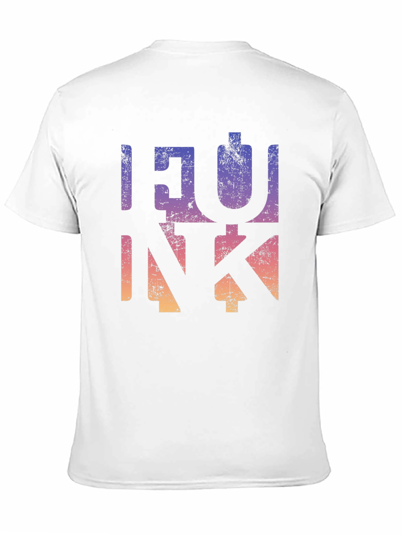 Funky Gradient Graphic T-Shirt