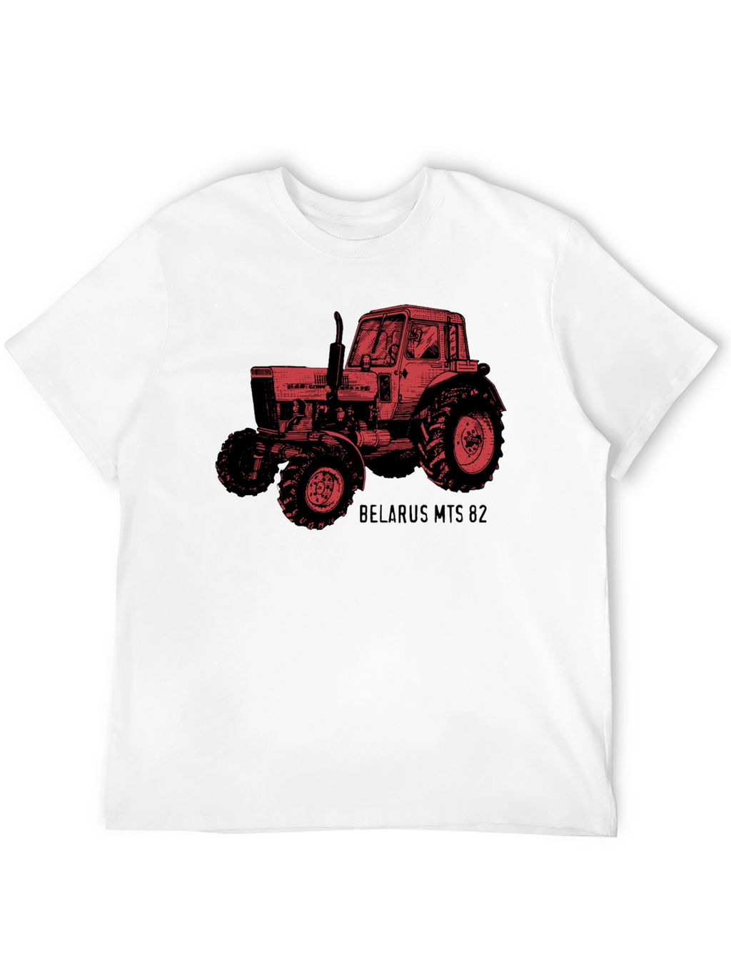 Belarus MTS 82 Tractor Graphic T-Shirt