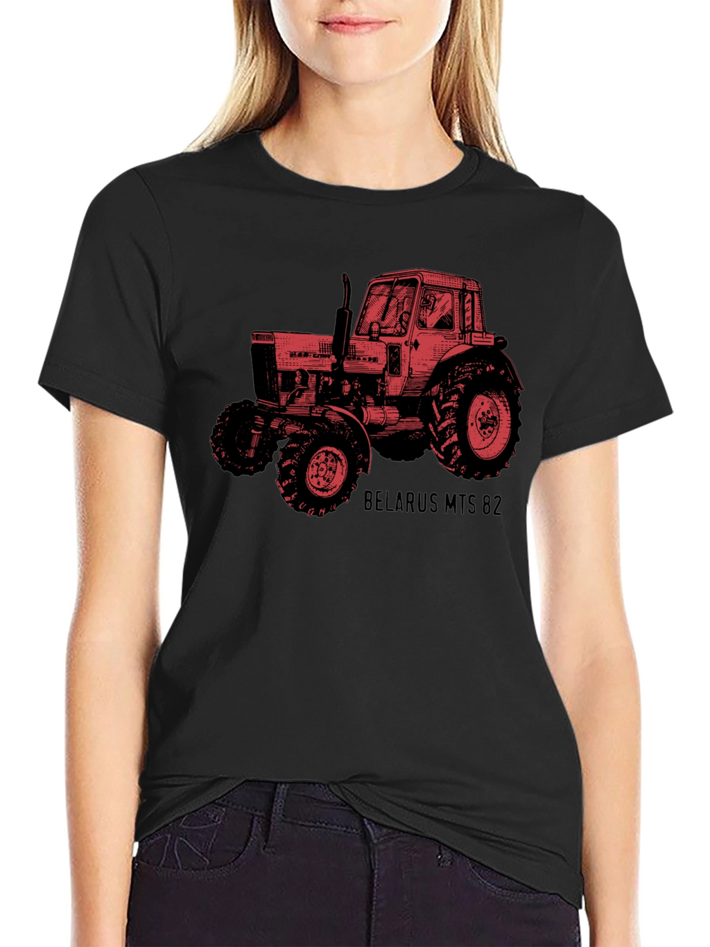 Belarus MTS 82 Tractor Graphic T-Shirt