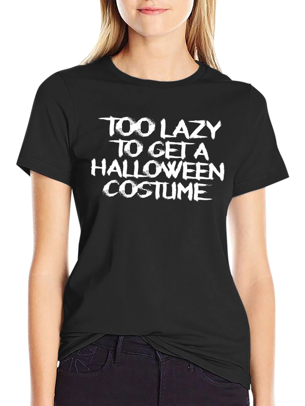 Funny Halloween Lazy Costume T-Shirt