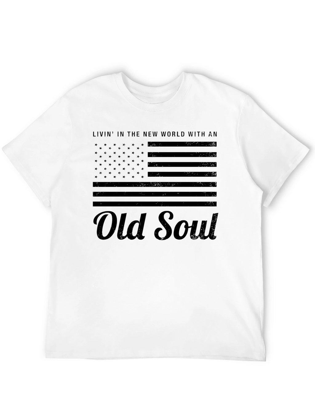 Old Soul Flag Graphic Tee