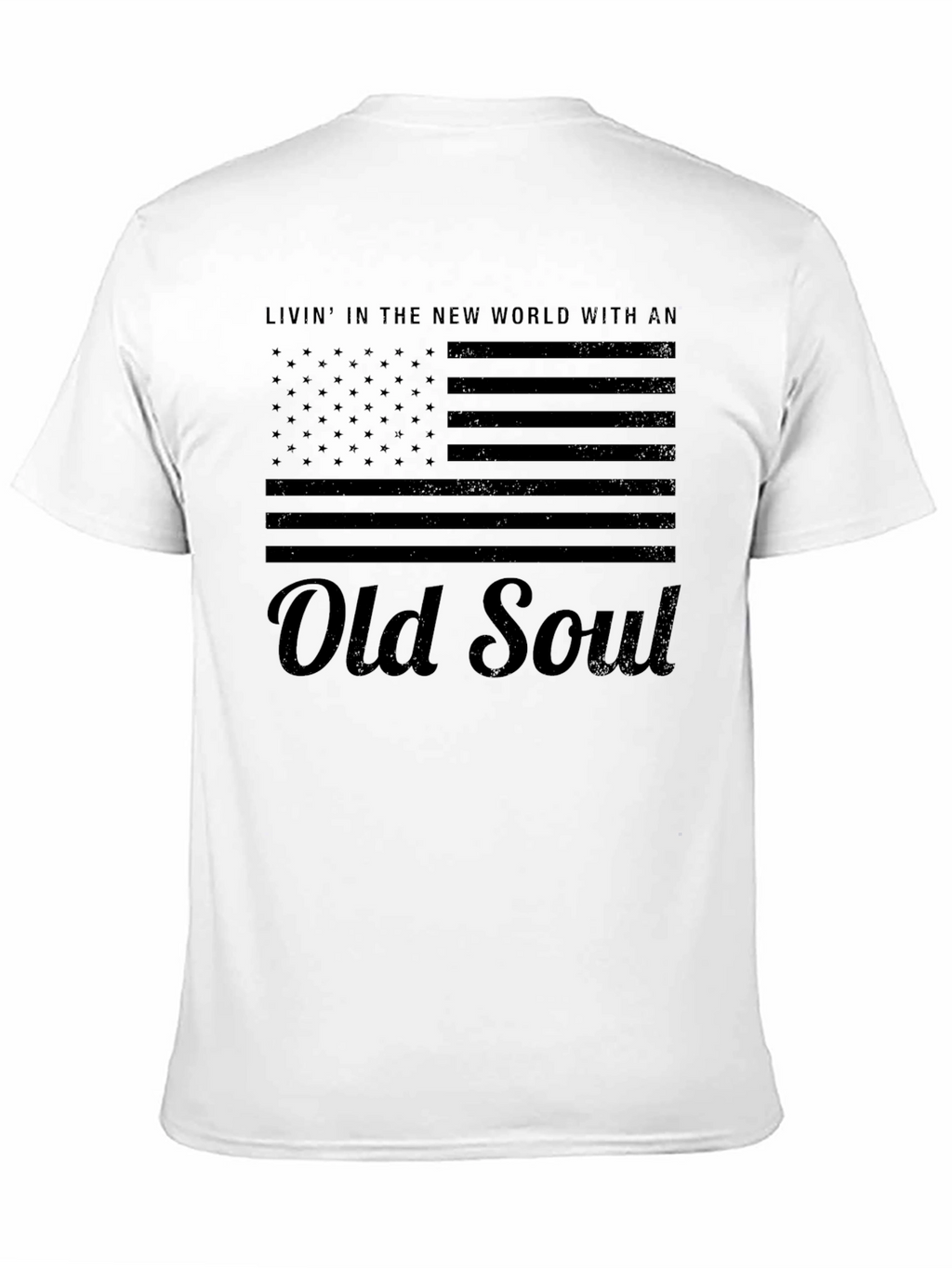 Old Soul Flag Graphic Tee