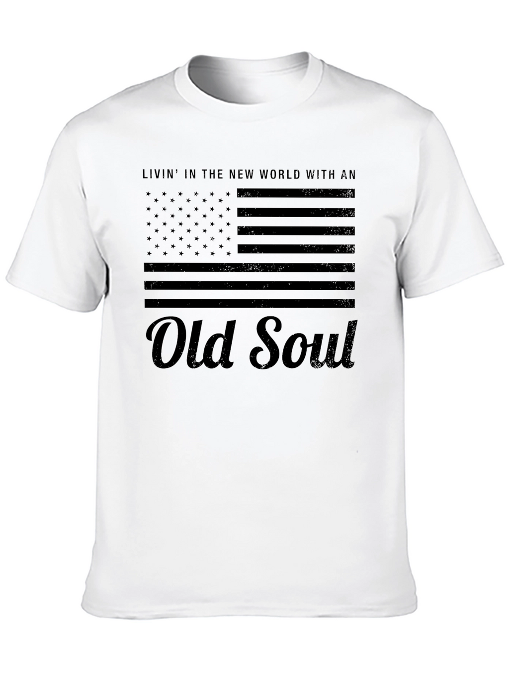 Old Soul Flag Graphic Tee