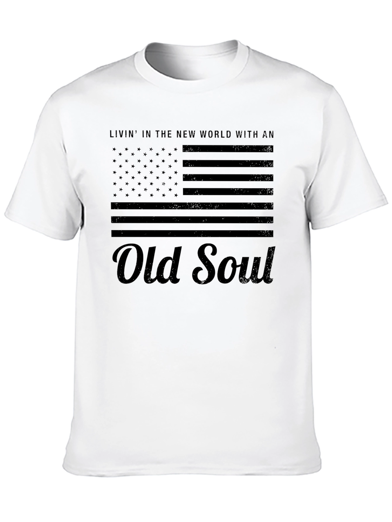 Old Soul Flag Graphic Tee