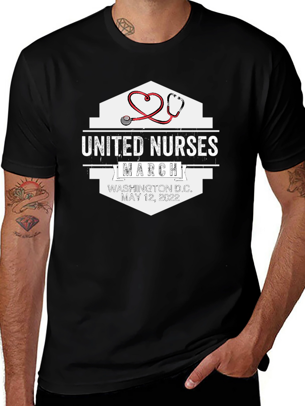 United Nurses March T-Shirt