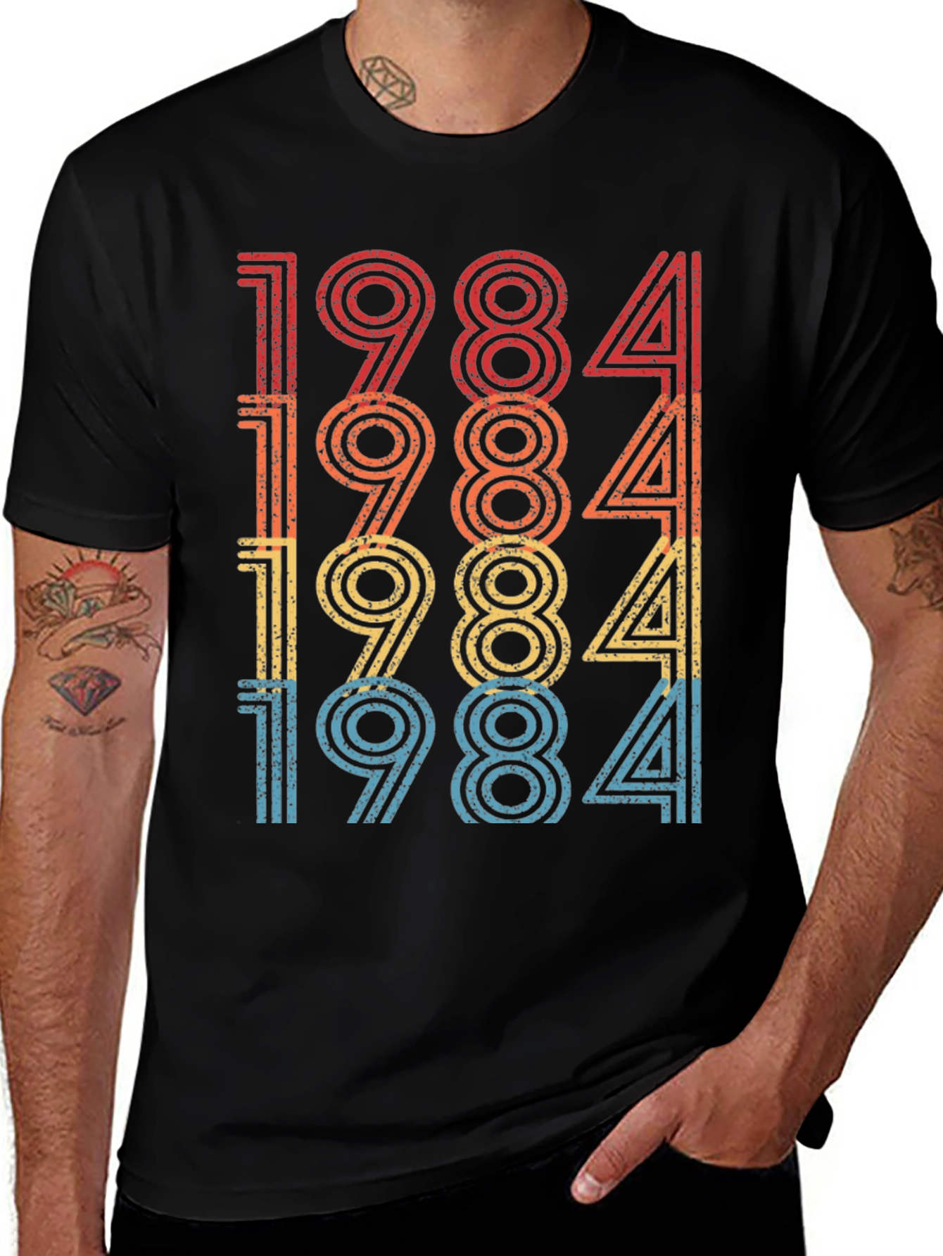 Retro 1984 Birthday T-Shirt - Vintage Style
