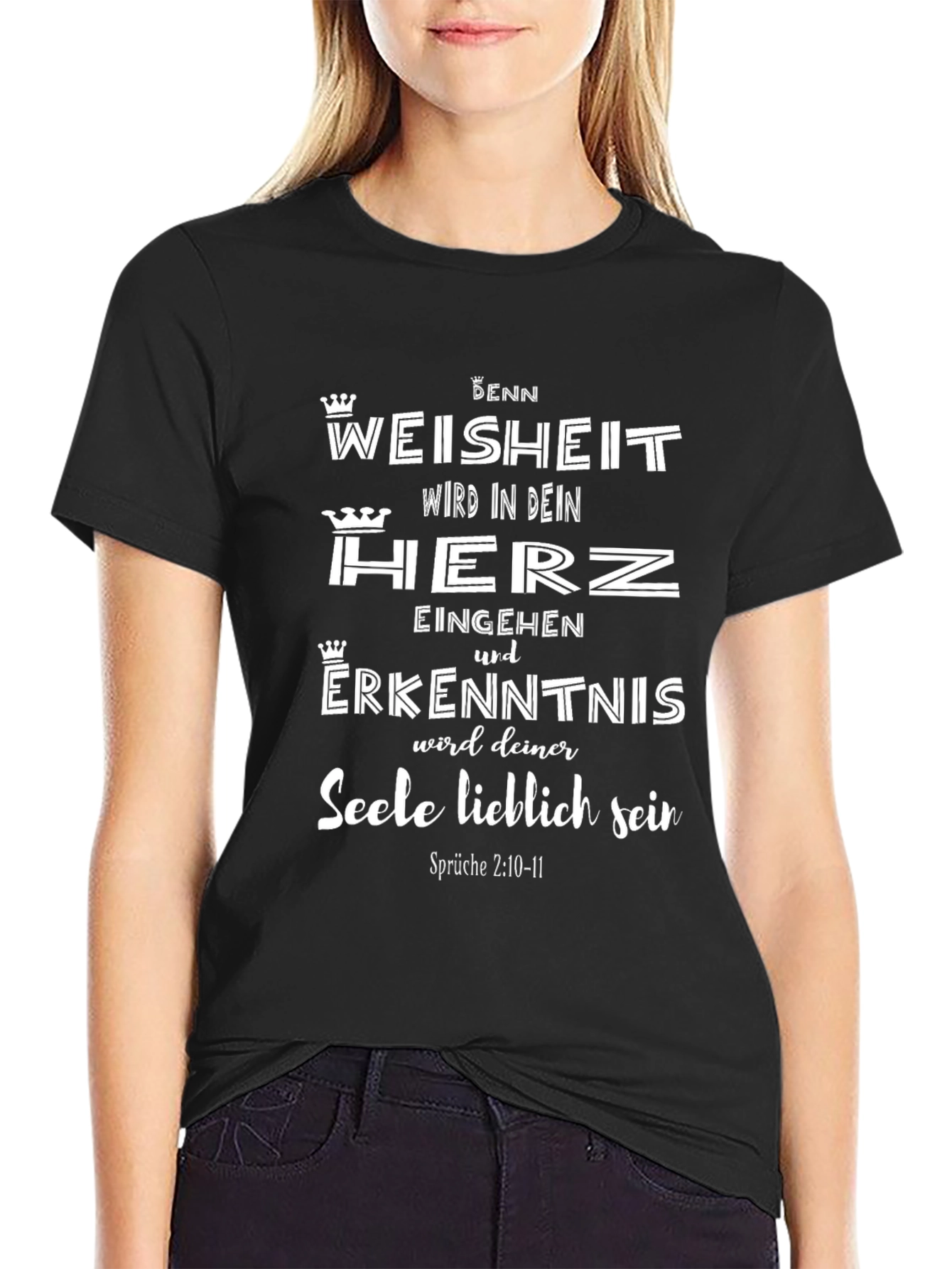 Wisdom in Heart T-Shirt - German Quote