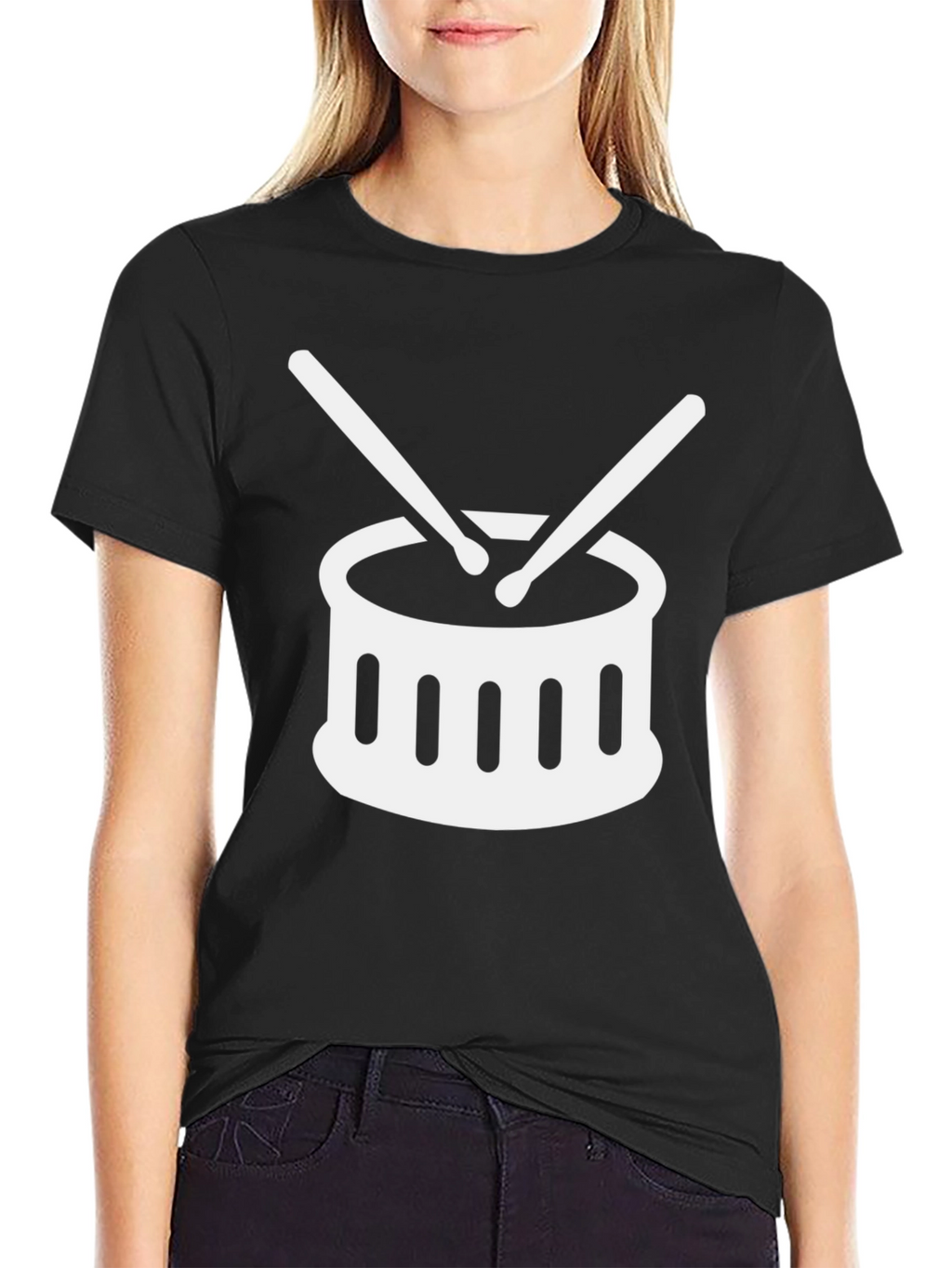 Drum Set Graphic Tee - Musician Shirt