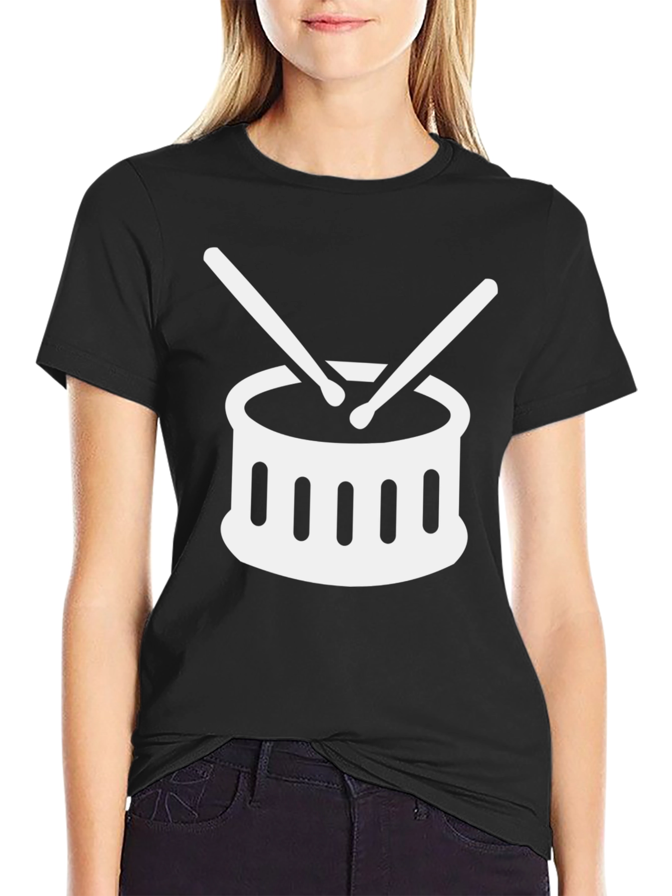 Drum Set Graphic Tee - Musician Shirt