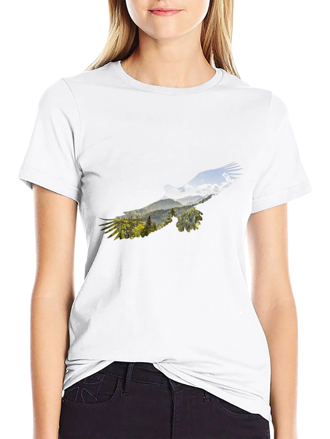 Eagle Mountain Graphic Black T-Shirt