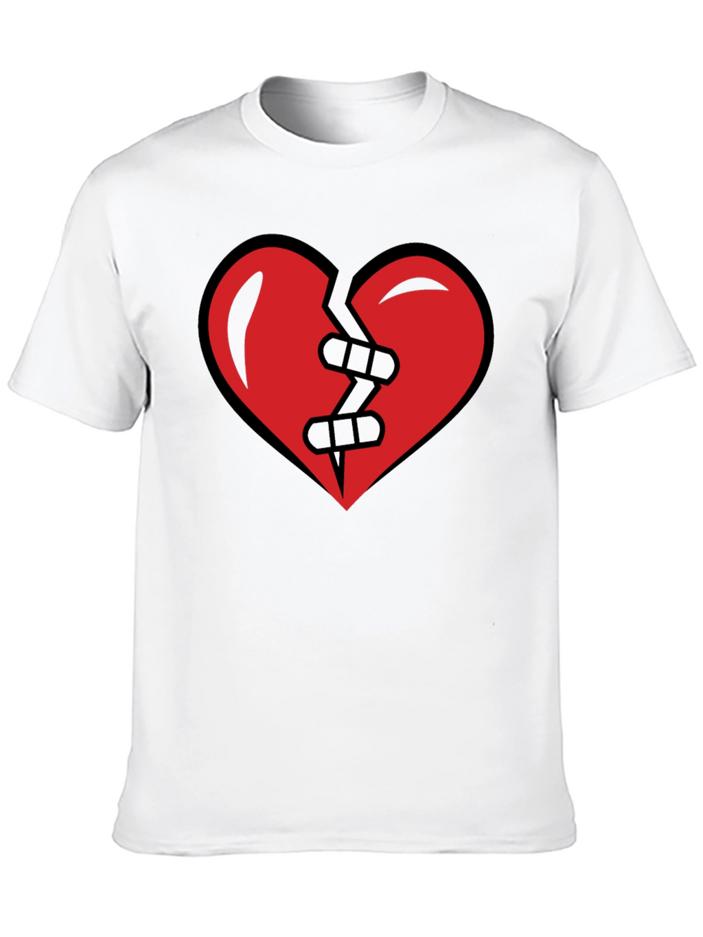 Mended Broken Heart T-Shirt - Black