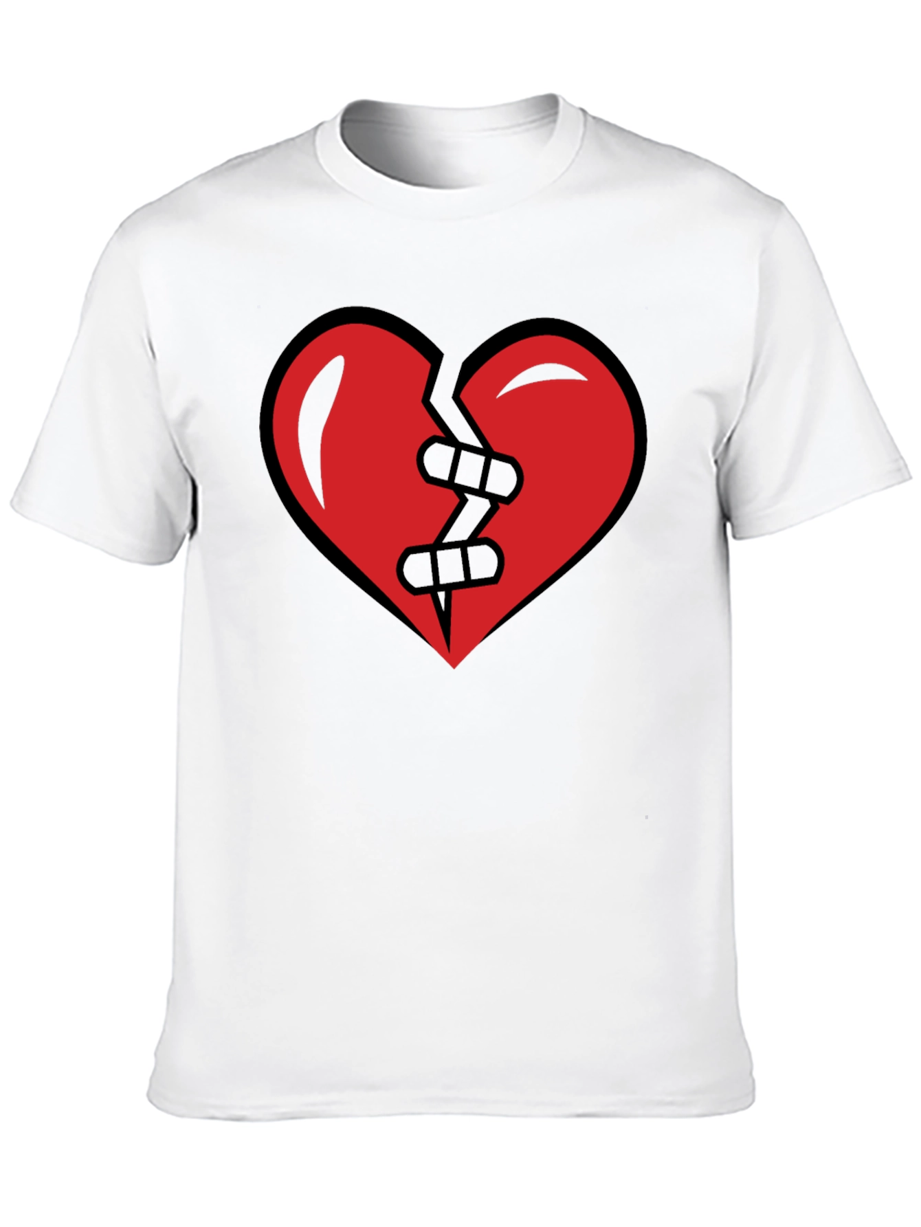 Mended Broken Heart T-Shirt - Black
