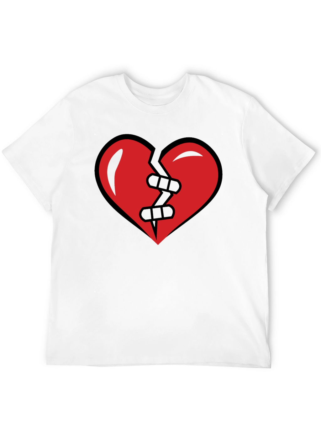Mended Broken Heart T-Shirt - Black