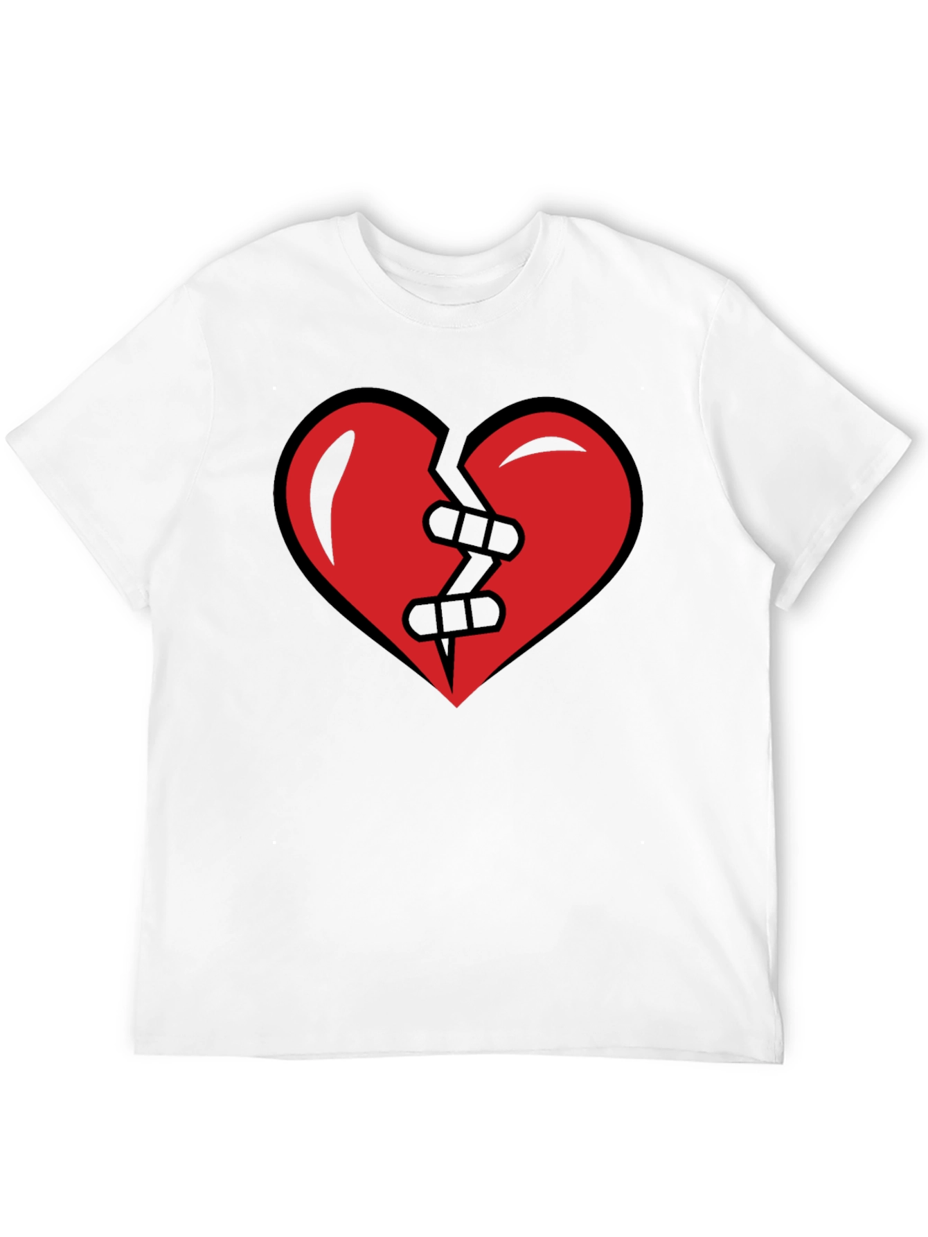 Mended Broken Heart T-Shirt - Black