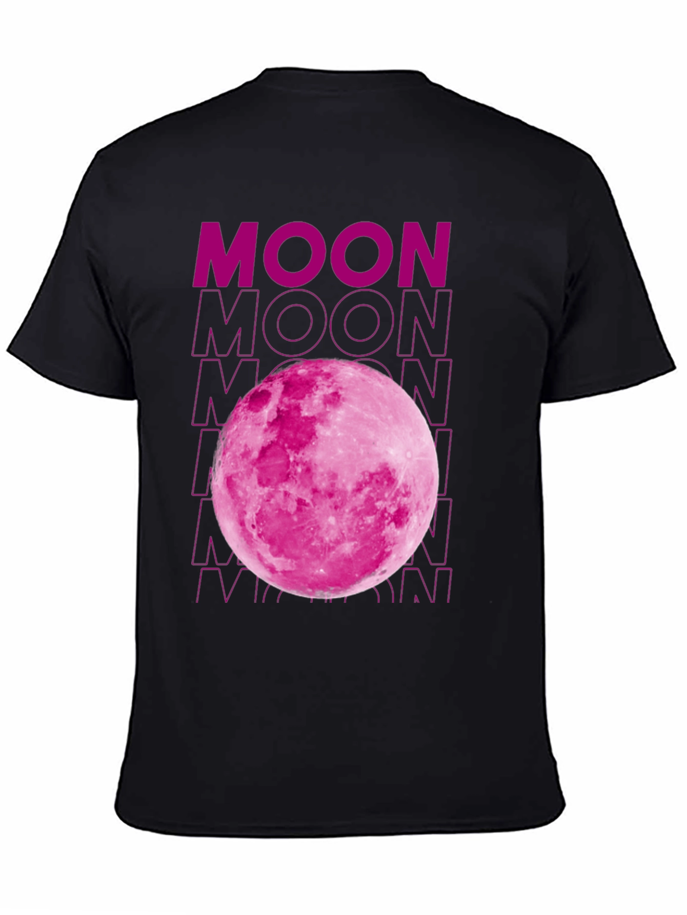 Pink Moon Graphic T-Shirt - Soft Cotton Blend