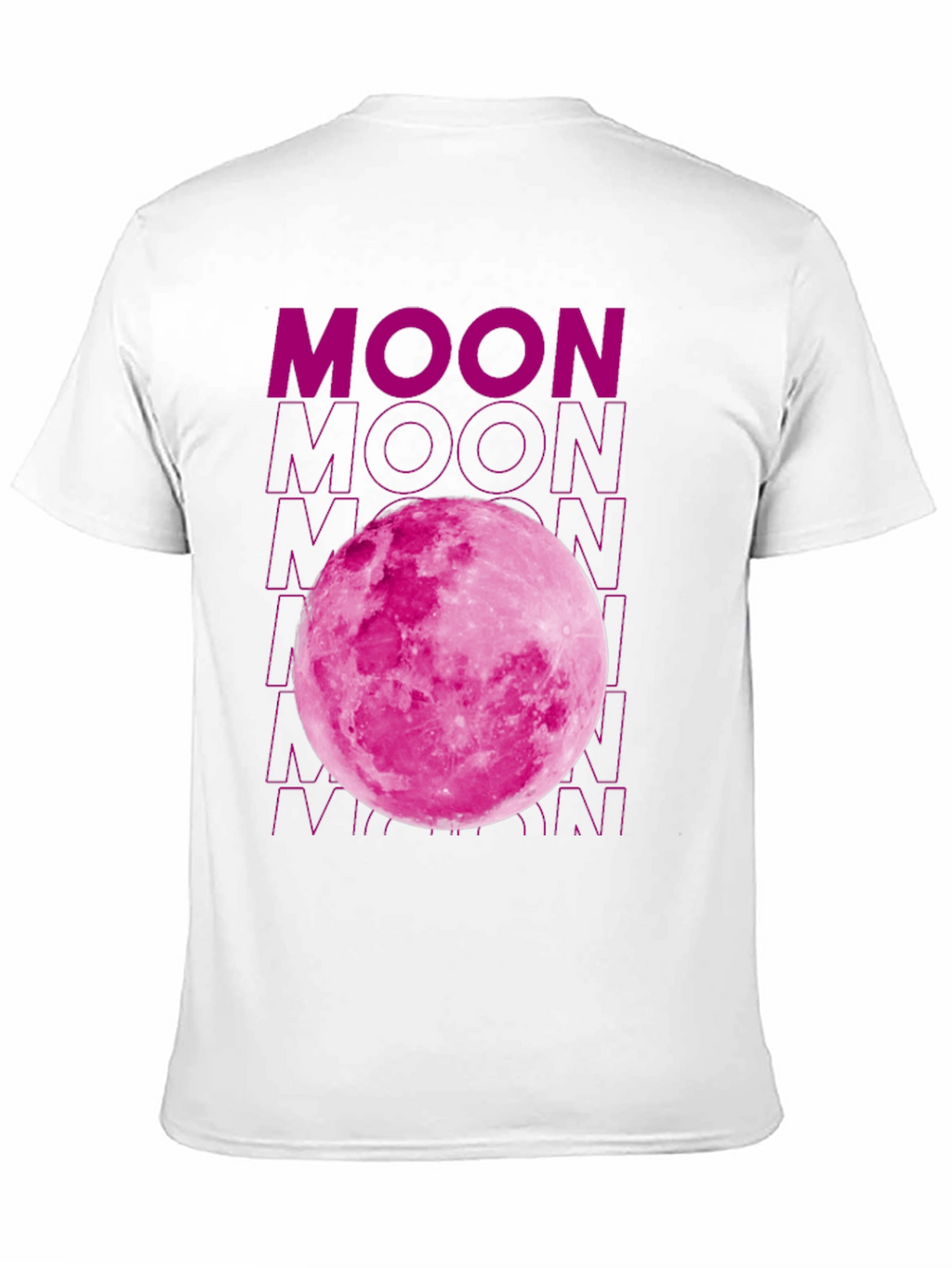 Pink Moon Graphic T-Shirt - Soft Cotton Blend