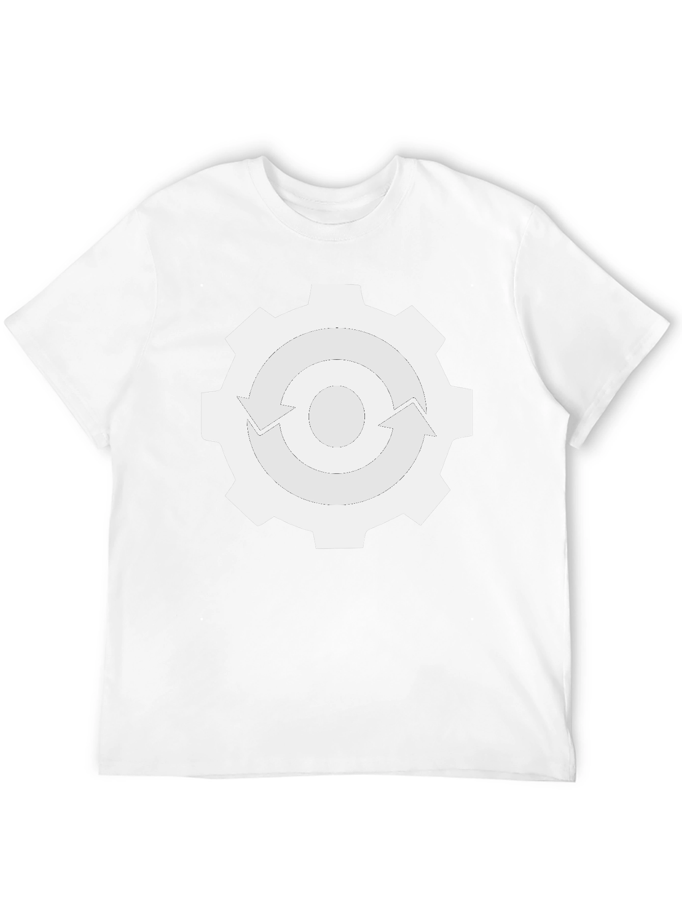 Gear Cycle Graphic Tee - Black Cotton Blend Shirt
