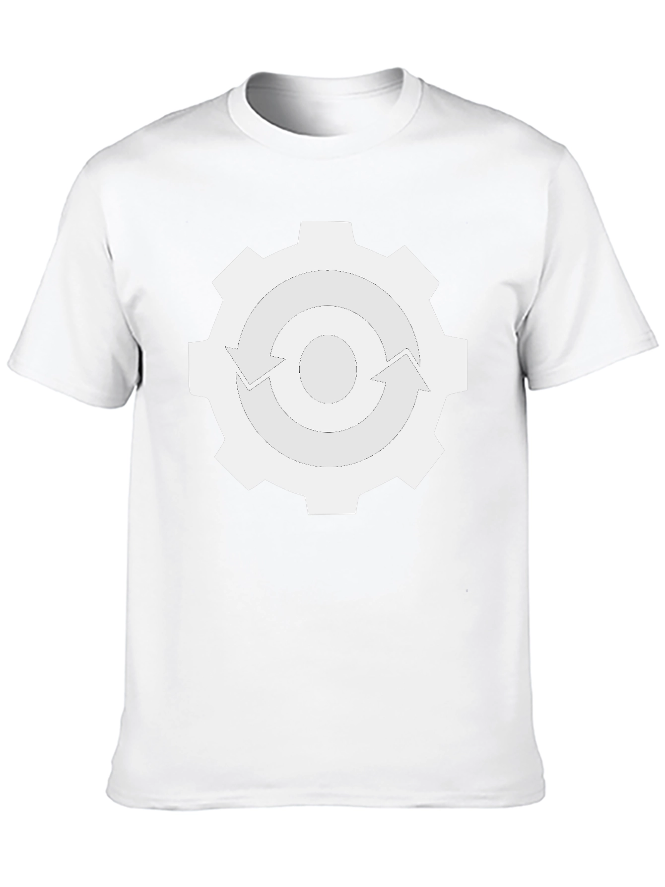Gear Cycle Graphic Tee - Black Cotton Blend Shirt