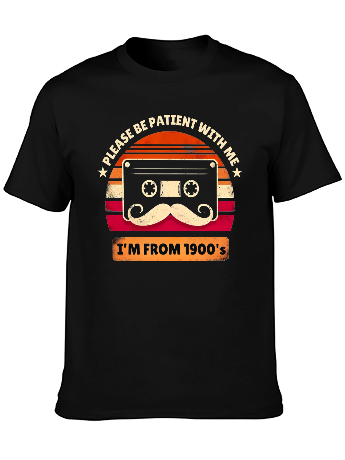 Retro Cassette Tape 1900s Graphic T-Shirt