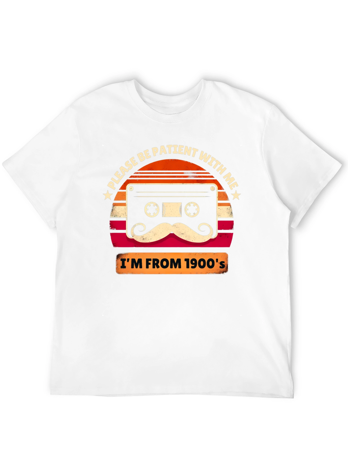 Retro Cassette Tape 1900s Graphic T-Shirt