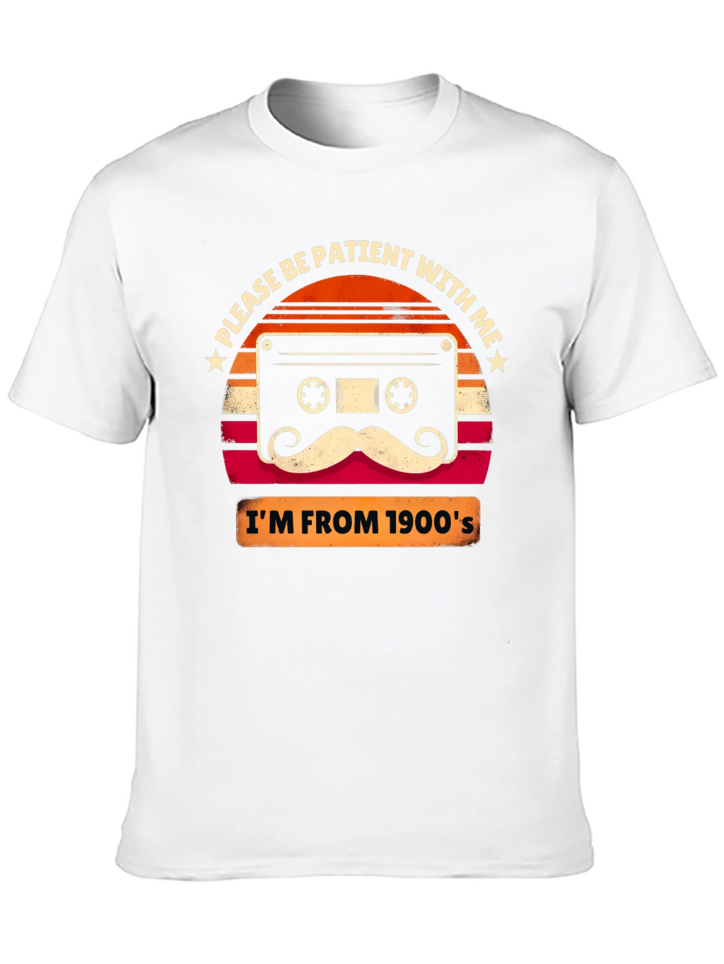 Retro Cassette Tape 1900s Graphic T-Shirt