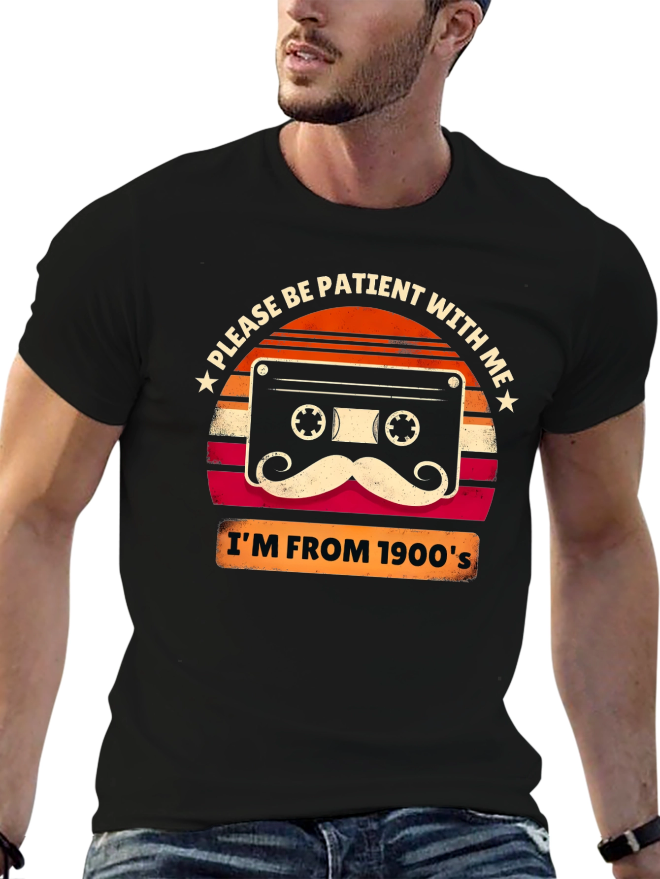 Retro Cassette Tape 1900s Graphic T-Shirt