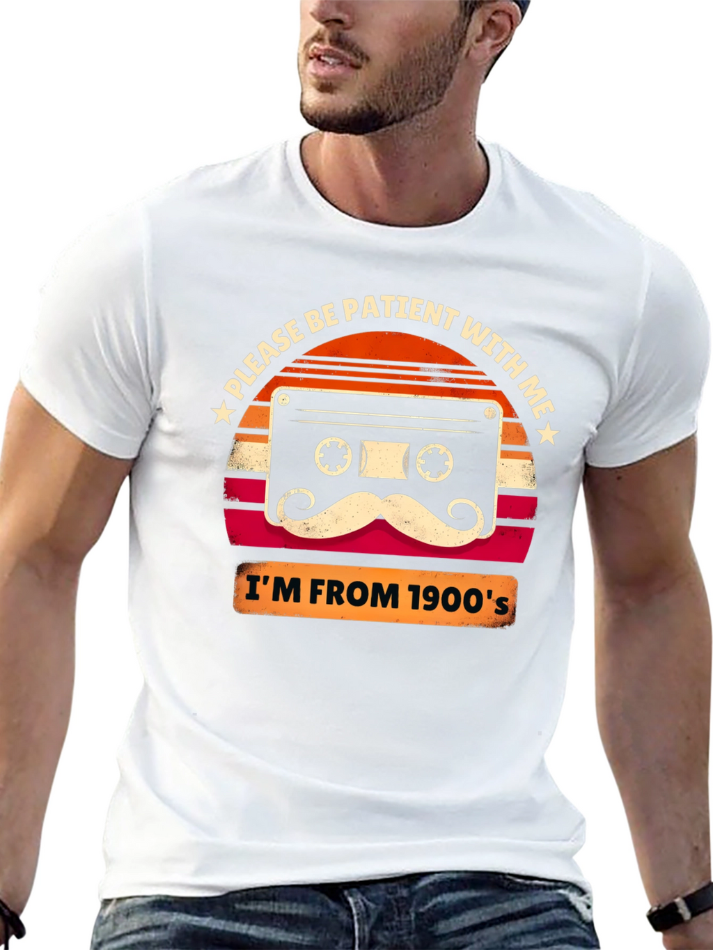 Retro Cassette Tape 1900s Graphic T-Shirt