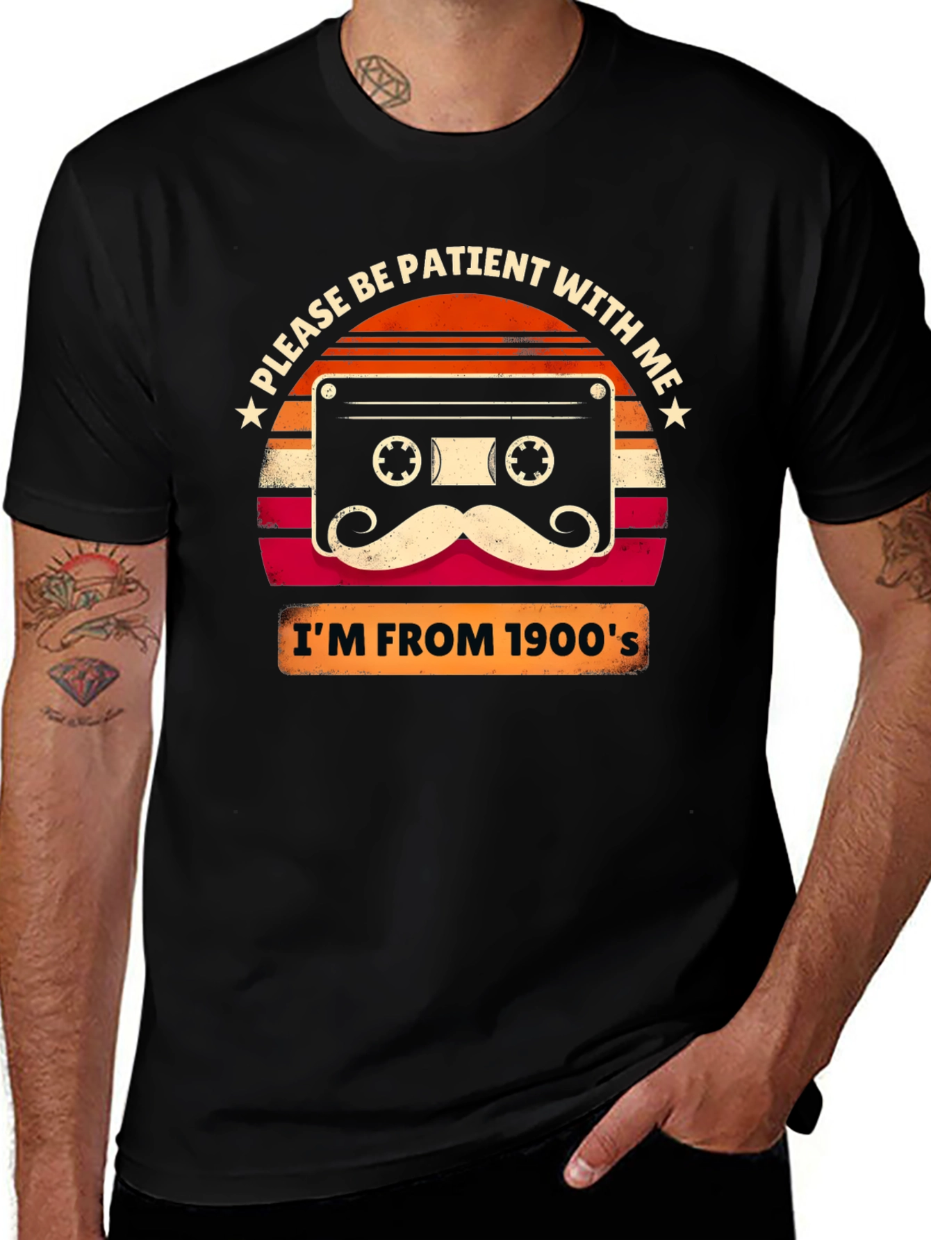 Retro Cassette Tape 1900s Graphic T-Shirt