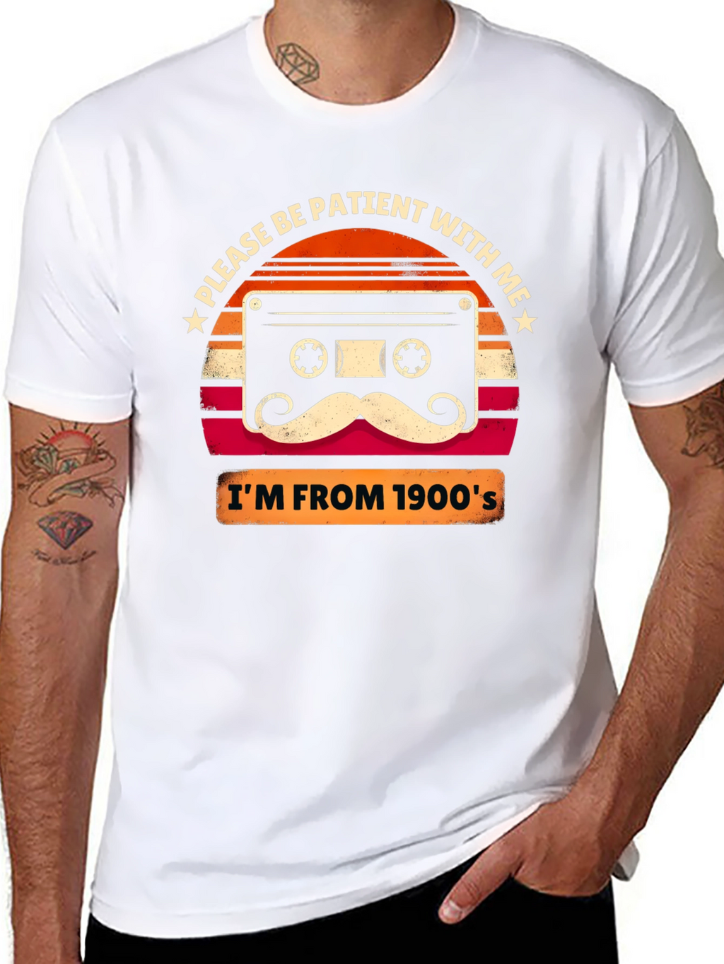 Retro Cassette Tape 1900s Graphic T-Shirt