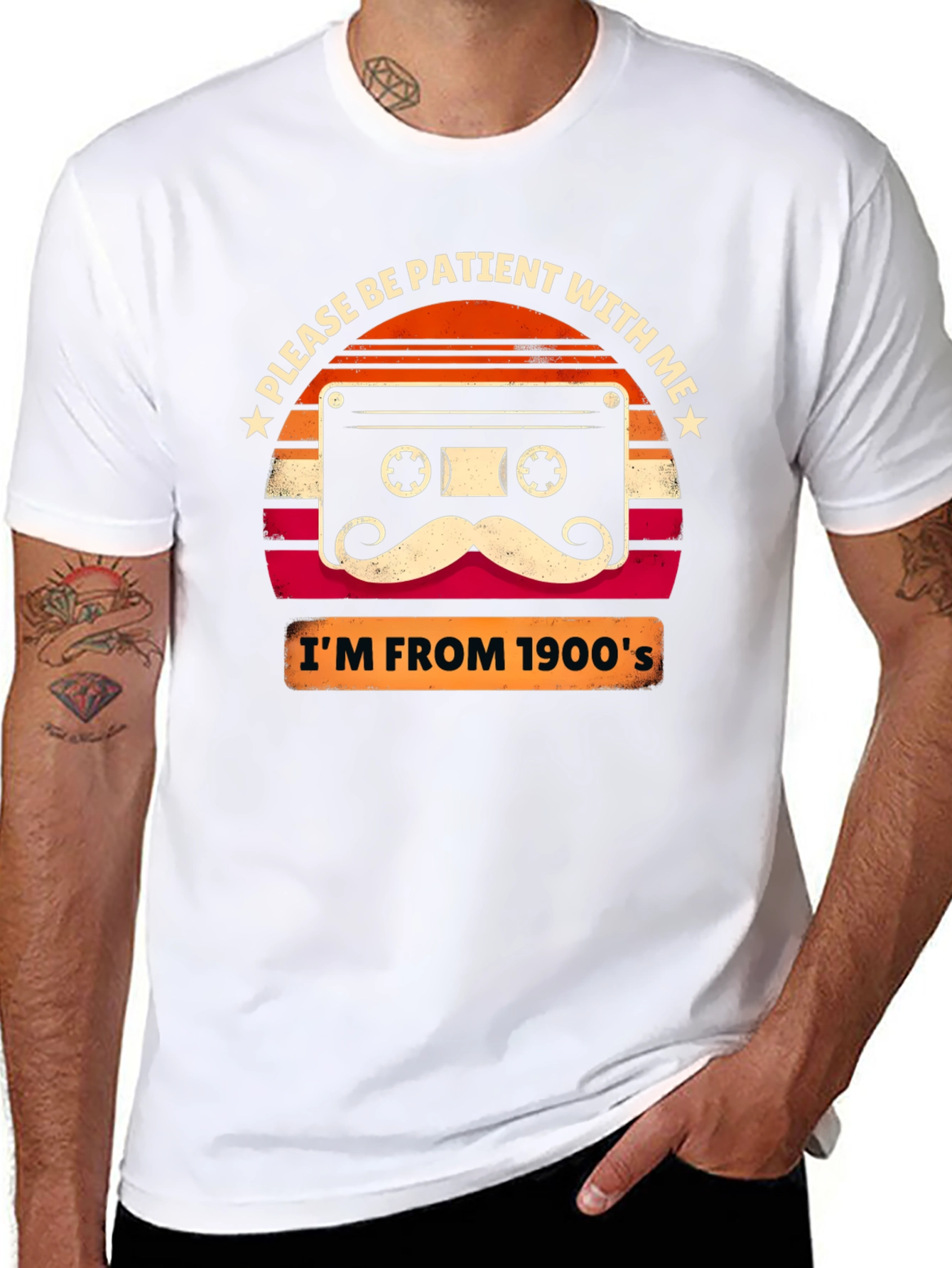 Retro Cassette Tape 1900s Graphic T-Shirt