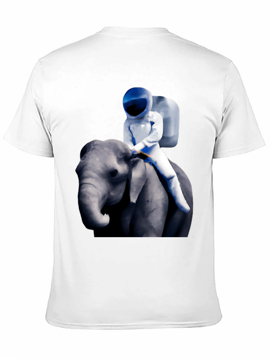 Astronaut Riding Elephant Graphic T-Shirt