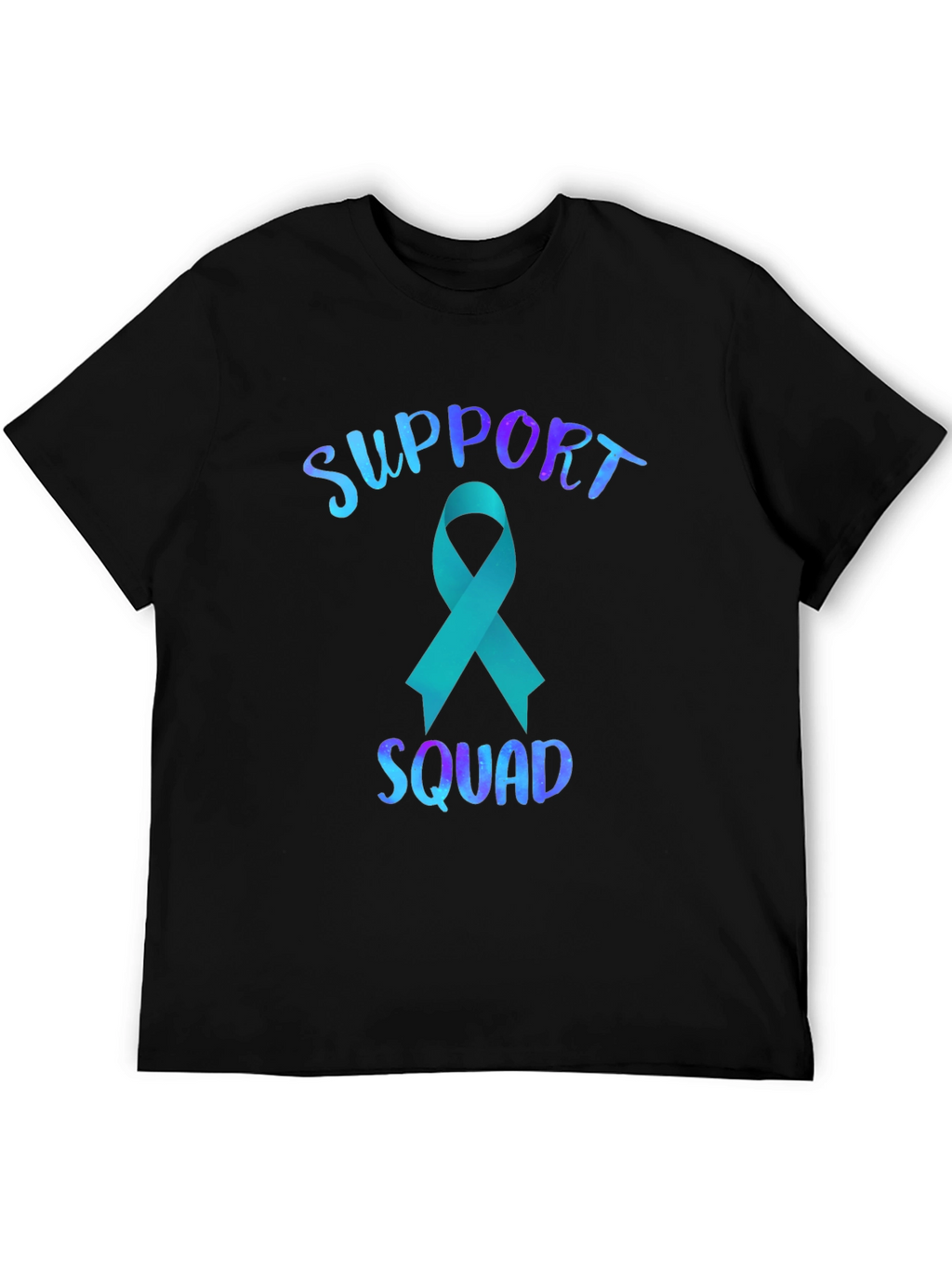 Support Squad Teal Ribbon Graphic Tee